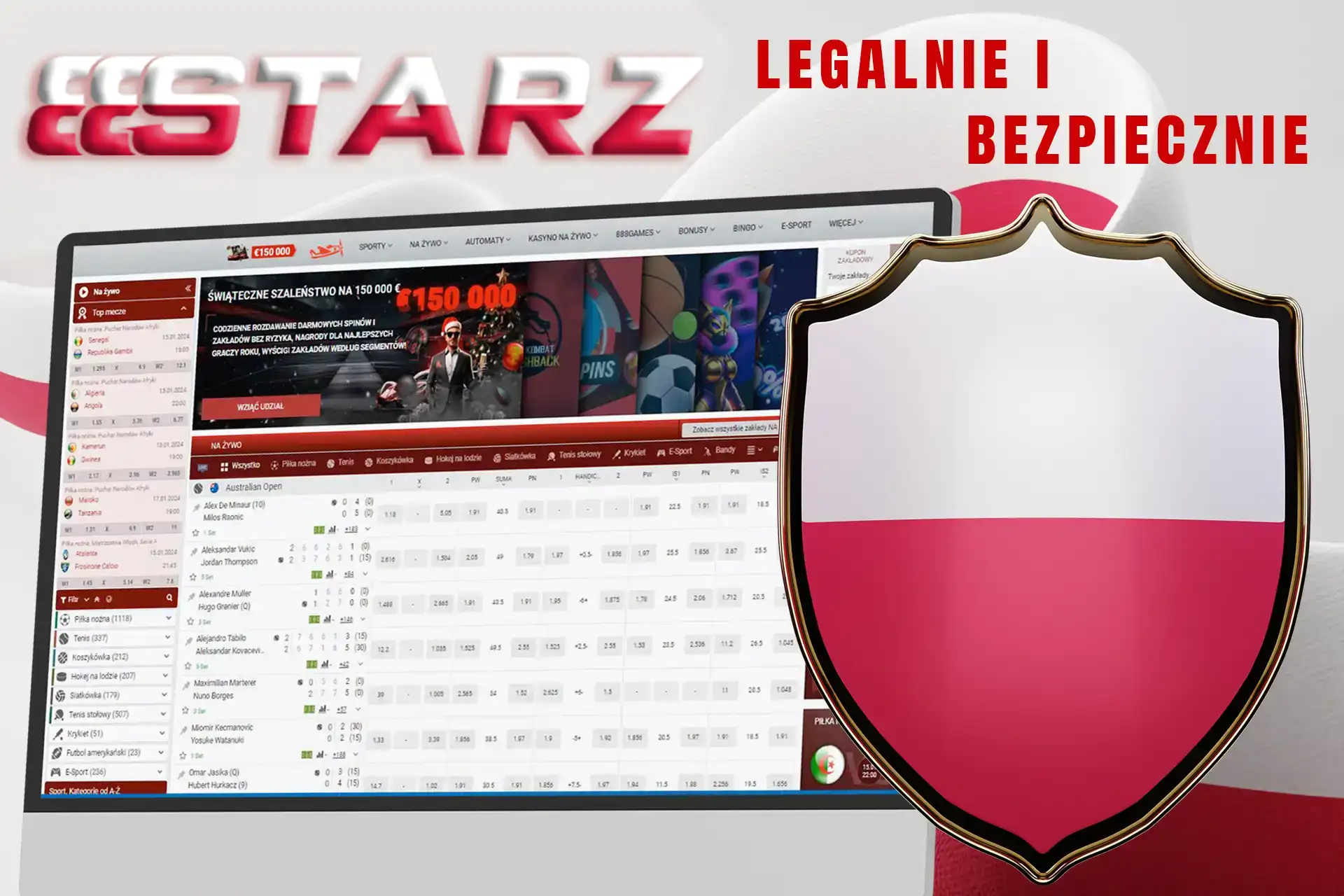 Legalny i bezpieczny bukmacher w Polsce