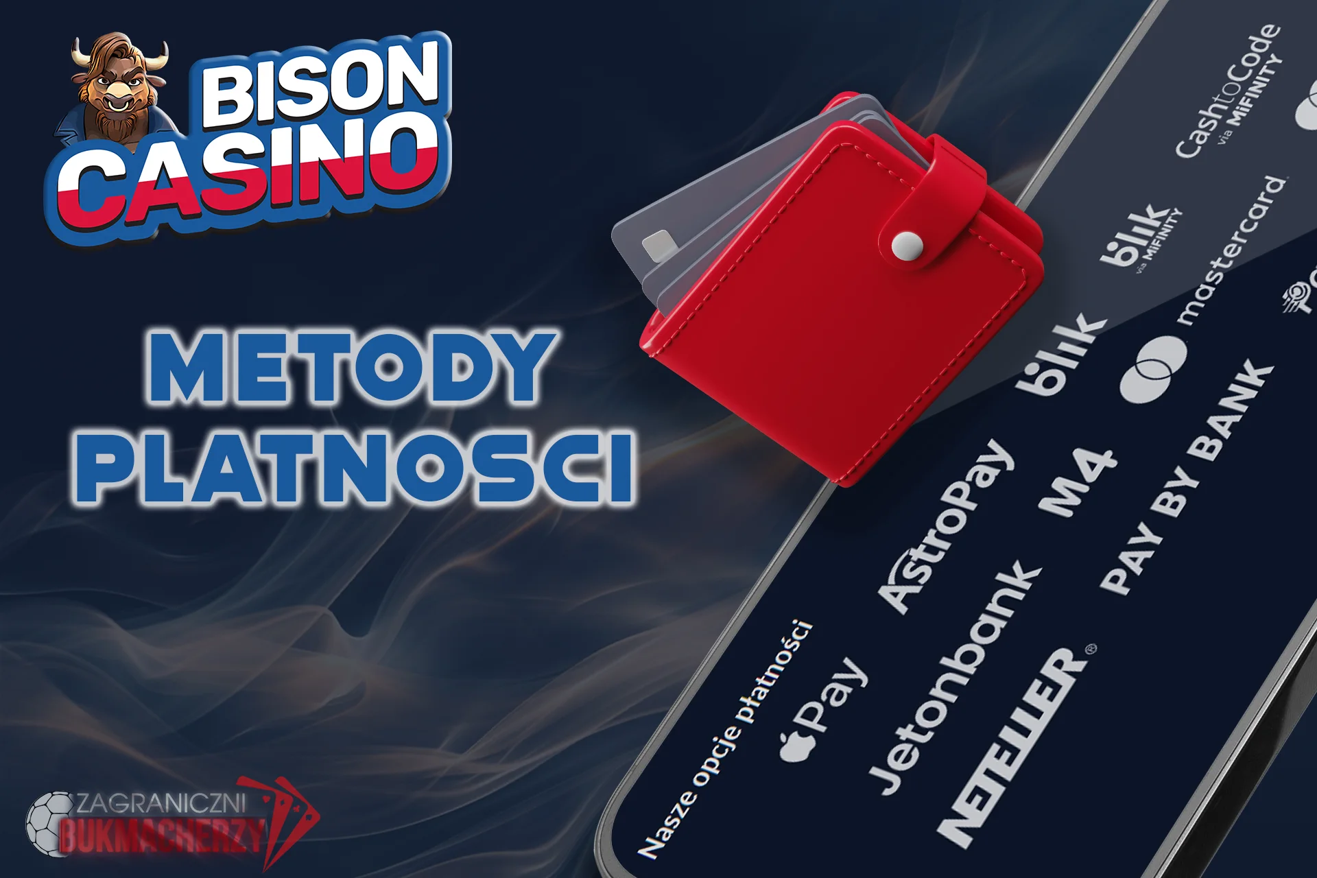 Wiele opcji wpłat i wypłat w kasynie