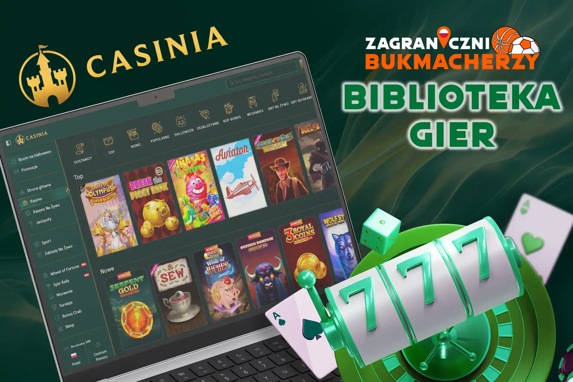 Tysiące gier kasynowych