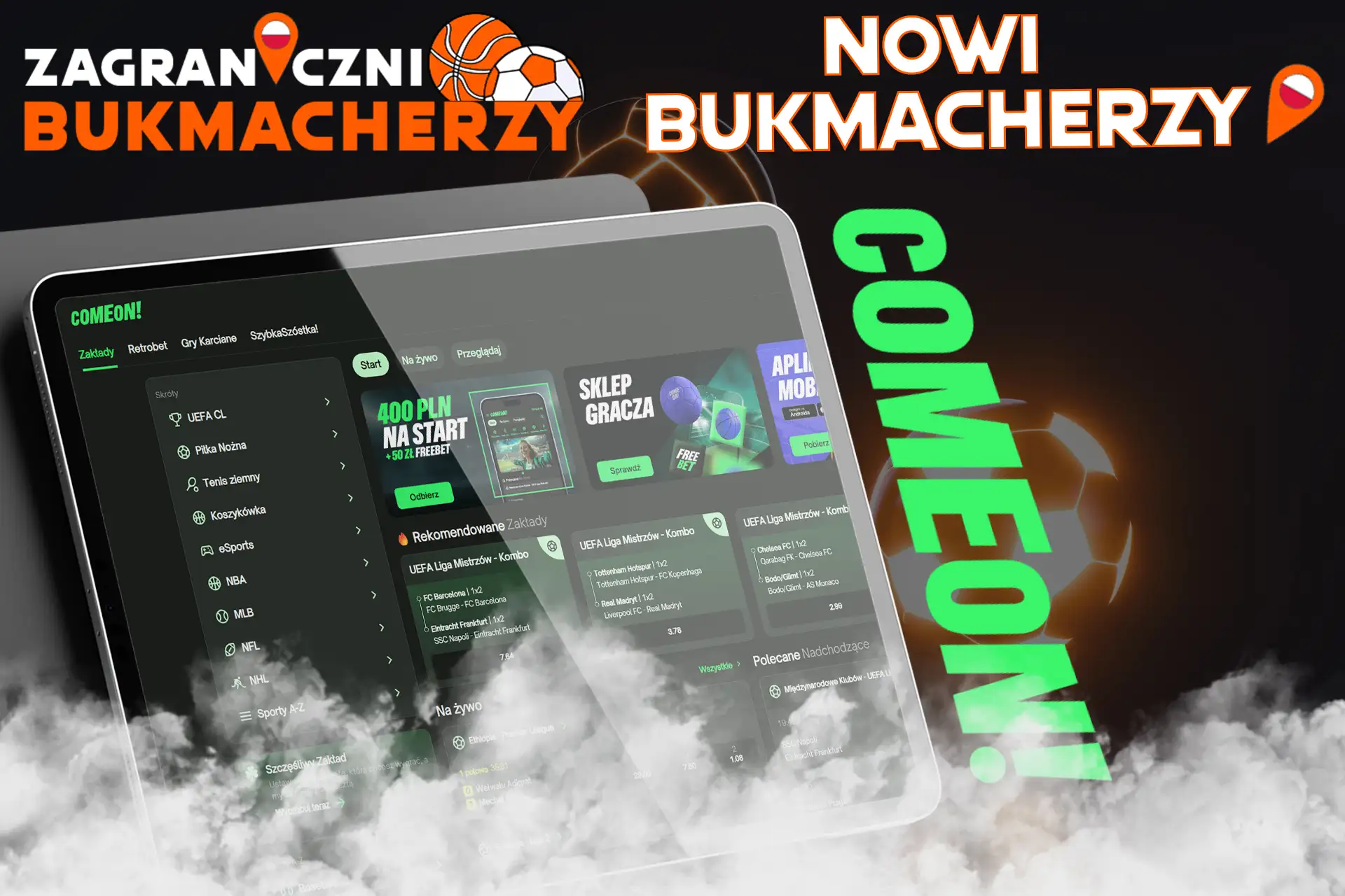 Opis bukmachera ComeOn